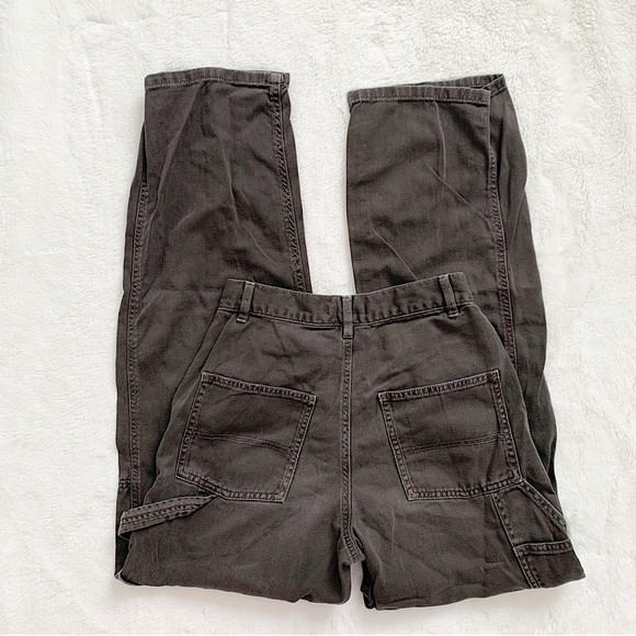 GARAGE | Greyish taupe straight leg cargo jeans - Picture 3 of 5